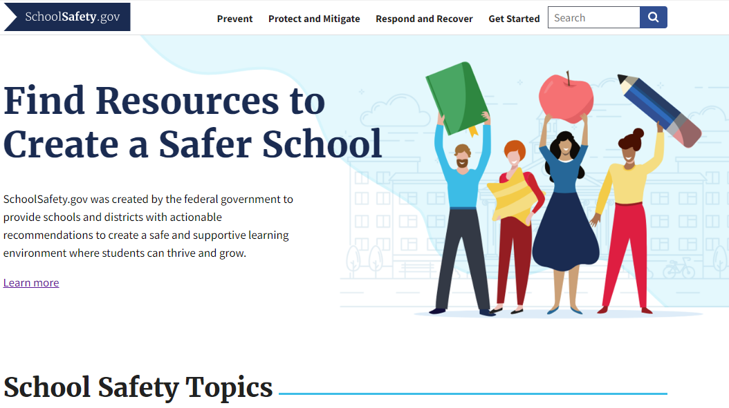 U.S. Government Launches School Safety Website - Crime Prevention HQ